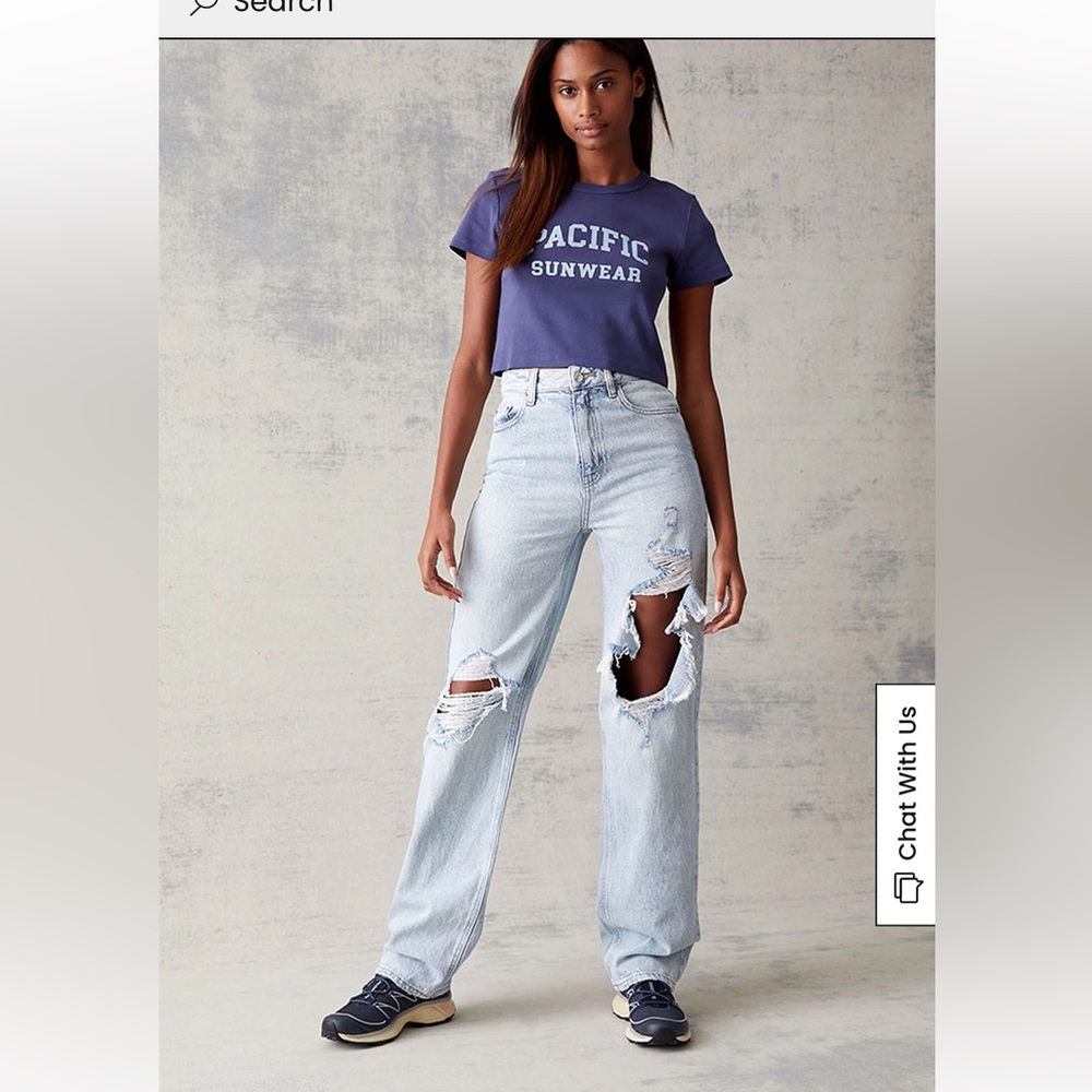 PacSun Eco Light Blue '90s Boyfriend Jeans